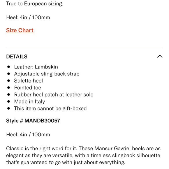 Mansur Gavriel Classic Pump 100 mm in Nude - Picture 8 of 10